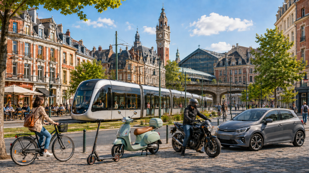 moyens de transport lille